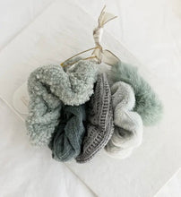 Load image into Gallery viewer, Sage - 5 Piece Scrunchie Set