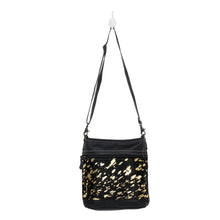 Load image into Gallery viewer, Myra Bag - Golden Beacons Leather and Hairon Bag