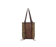 Load image into Gallery viewer, Myra Bag - Golden Studs Leather and Hairon Bag