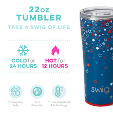 Load image into Gallery viewer, Star Burst SWIG 22 oz Tumbler
