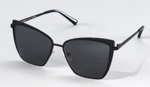 Load image into Gallery viewer, Sale! Becky Black Dark Smoke Sunglasses - DIFF Eyewear