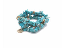 Load image into Gallery viewer, KINSLEY Cluster Turquoise Bracelet S/M