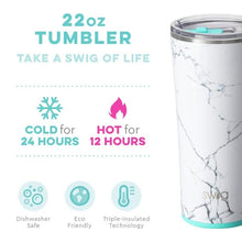 Load image into Gallery viewer, Marble Slab SWIG 22 oz Tumbler