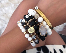 Load image into Gallery viewer, Kinsley Eternity Collection - Gold Coal Bracelet L/XL