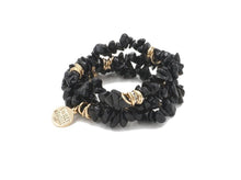 Load image into Gallery viewer, KINSLEY Cluster Coal Bracelet L/XL