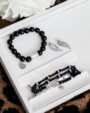 Load image into Gallery viewer, KINSLEY Cyprus Collection - Silver Coal Bracelet S/M
