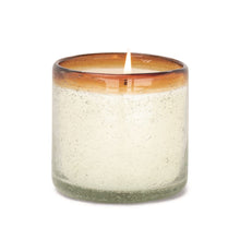Load image into Gallery viewer, Sale! Candle Glass - Orange Blossom - 9 ounce bubble glass with amber rim