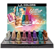 Load image into Gallery viewer, CITY GIRL GLITTER VIBES LA COLORS POLISH