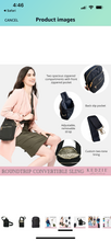 Load image into Gallery viewer, Black Kedzie RoundTrip Convertible Sling