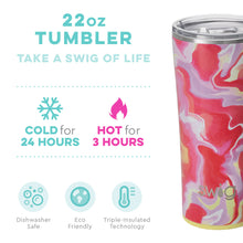 Load image into Gallery viewer, Sale! Pink Lemonade SWIG 22 oz Tumbler