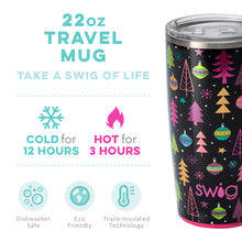 Load image into Gallery viewer, Merry &amp; Bright SWIG 22oz Travel Mug