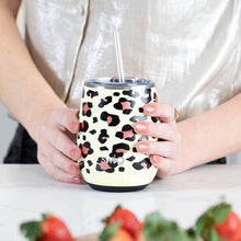 Load image into Gallery viewer, Sale! Leopard SWIG 14oz Stemless Wine Cup