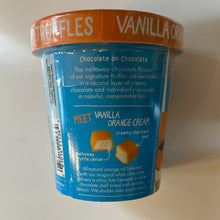 Load image into Gallery viewer, Seattle Chocolates - Vanilla Orange Cream Truffle Pint 4.5oz