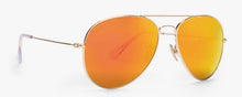 Load image into Gallery viewer, Sale! Cruz Gold Frame Orange Mirror Lens Sunglasses - DIFF Eyewear