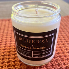Load image into Gallery viewer, Mimosa and Mandarin Ruthie Rose Soy Candle