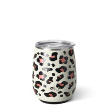 Load image into Gallery viewer, Sale! Leopard SWIG 14oz Stemless Wine Cup