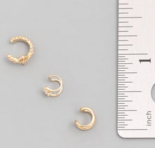 Load image into Gallery viewer, CZ Gold Ear Cuff