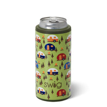 Load image into Gallery viewer, Sale! Happy Camper SWIG 12oz Skinny Can Cooler