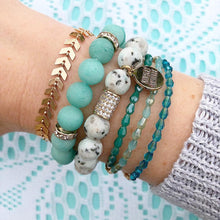 Load image into Gallery viewer, KINSLEY Eternity Collection - Gold Mint Bracelet S/M