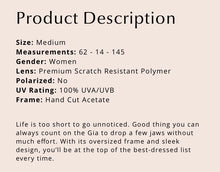 Load image into Gallery viewer, Sale! Gia Black + Grey Sunglasses - DIFF Eyewear