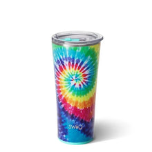 Load image into Gallery viewer, Swirled Peace SWIG 22 oz Tumbler