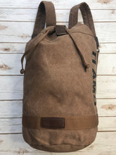Load image into Gallery viewer, Taupe Military Backpack - SALE!