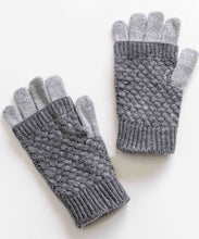 Load image into Gallery viewer, Two Tone Grey Gloves