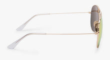 Load image into Gallery viewer, Sale! Cruz Gold Frame Orange Mirror Lens Sunglasses - DIFF Eyewear