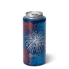 Load image into Gallery viewer, Sale! Fireworks SWIG 12oz Skinny Can Cooler