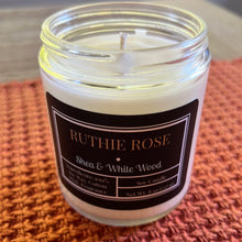 Load image into Gallery viewer, Shea and White Wood Ruthie Rose Soy Candle