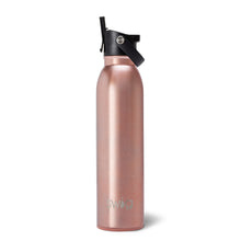Load image into Gallery viewer, Shimmer Rose Gold Flip + Sip SWIG 20 oz Bottle