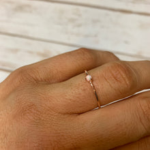 Load image into Gallery viewer, Sale! Rose Gold Mini Opal Ring