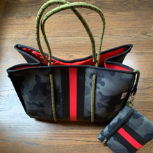 Load image into Gallery viewer, Sale! Camo Neoprene Bag - Purse with matching clutch.