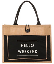 Load image into Gallery viewer, Boutique Hello Weekend Tote - SALE!