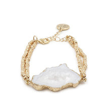 Load image into Gallery viewer, KINSLEY Agate Collection - Gold Crush Bracelet OneSize