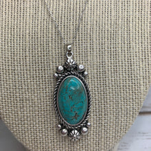 Load image into Gallery viewer, Sale! Turquoise Pendant Necklace