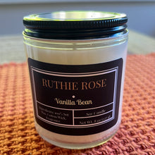 Load image into Gallery viewer, Vanilla Bean Ruthie Rose Soy Candle