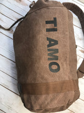 Load image into Gallery viewer, Taupe Military Backpack - SALE!