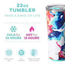 Load image into Gallery viewer, Color Swirl SWIG Tumbler 22oz