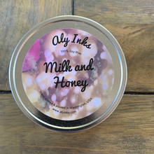 Load image into Gallery viewer, Milk and Honey Soy Candle 8oz