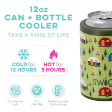 Load image into Gallery viewer, Sale! Happy Camper SWIG 12oz Combo Can and bottle Cooler