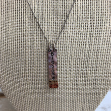 Load image into Gallery viewer, Blessed Bar Necklace W/Earrings