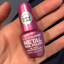 Load image into Gallery viewer, Rose Mimosa Metal LA Colors Nail Polish