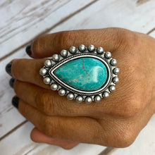 Load image into Gallery viewer, Sale! Turquoise Adjustable Ring