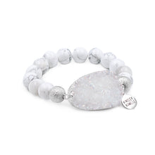Load image into Gallery viewer, KINSLEY Stone Collection - Silver Pepper Bracelet S/M