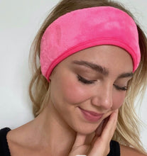 Load image into Gallery viewer, HOT PINK Spa Microfiber Headband