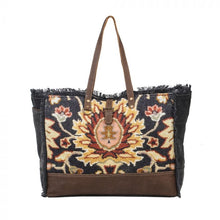Load image into Gallery viewer, Myra Bag - Black Fern Weekender Bag