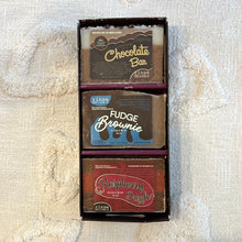Load image into Gallery viewer, Box of Chocolate Soap - 3 pack.