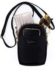 Load image into Gallery viewer, Black Kedzie Crossbody Bag