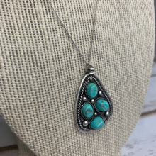 Load image into Gallery viewer, Sale! Turquoise Sterling Pendant Necklace